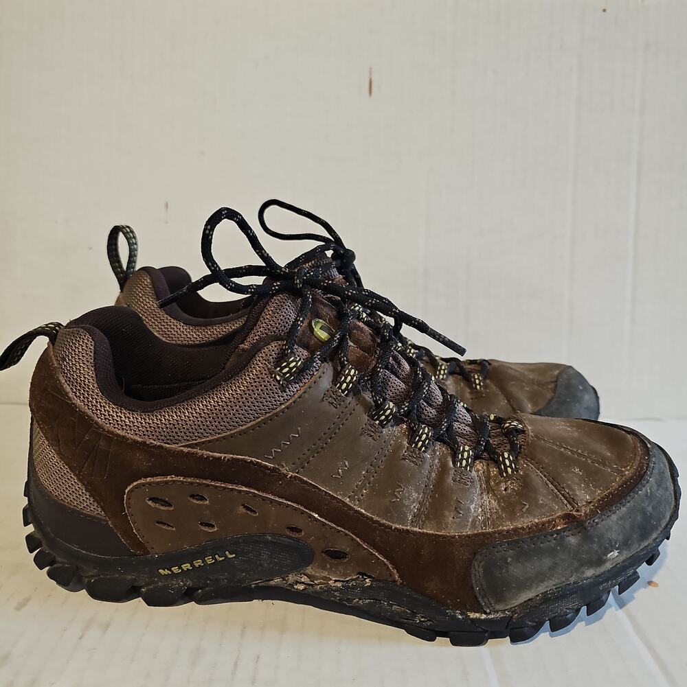 Merrell Performance Men's Dark Earth/Moss Hiking shies Sz 12 US J180170C